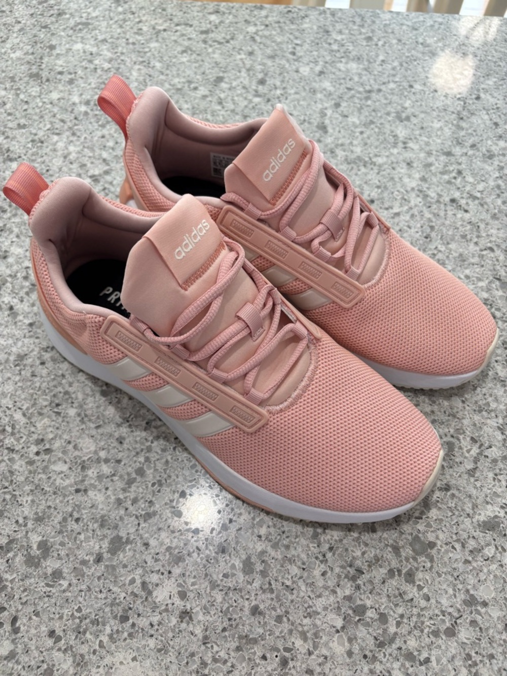 Adidas Women’s Racer TR21 Athletic Running Shoes Vapour Pink Chalk White Size 10